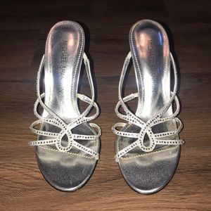 Silver Michael Shannon Heels